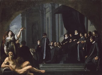 The Senators of Florence Swearing Allegiance to the Grand Duke of Tuscany, 17th century